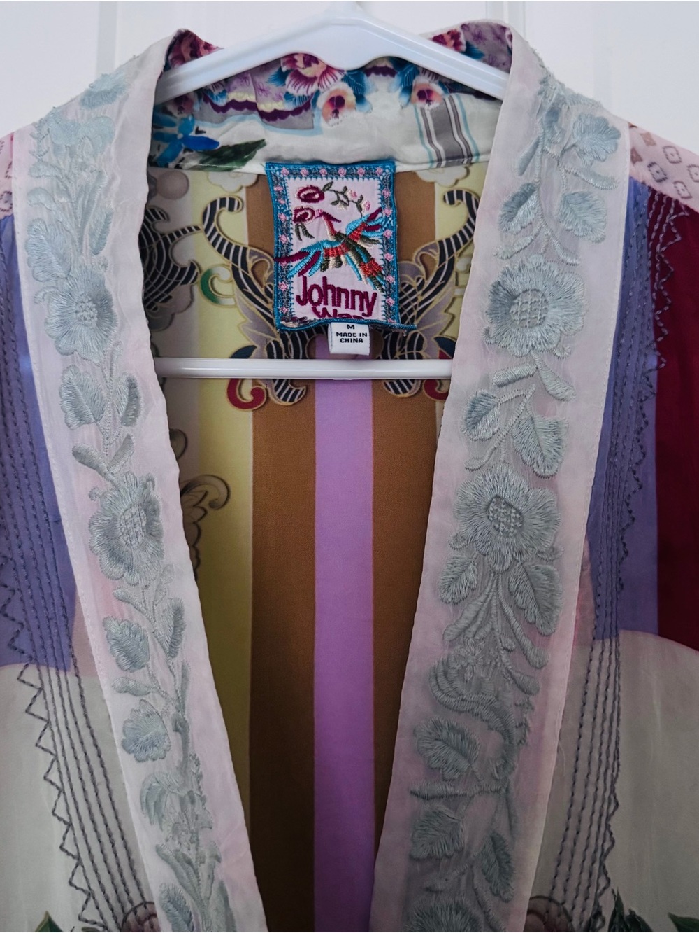 Johnny Was Multicolor Floral Kimono Jacket - Women - Picture 2 of 8
